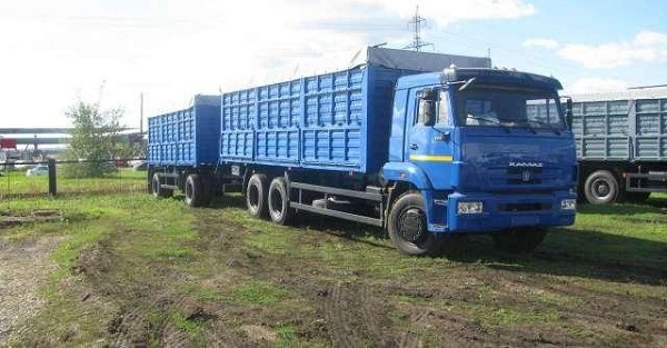 зерновоз автопоезд в Нижнем Новгороде